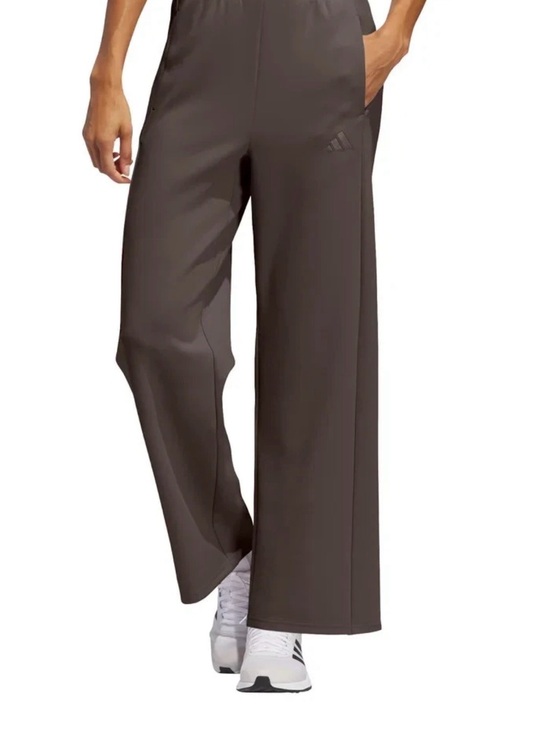adidas Pants - adidas Women's Wide-Leg Track Pants in gray stranda XXL